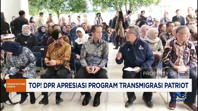 Top! DPR Apresiasi Program Transmigrasi Patriot
