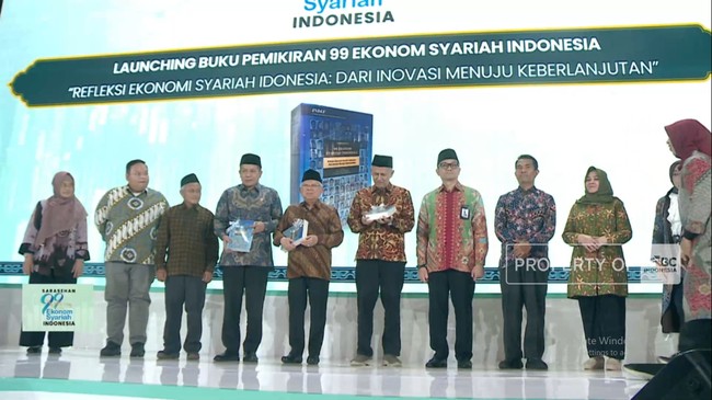 Video: Buku Pemikiran 99 Ekonom Syariah Meluncur, Dihadiri Ma'ruf Amin