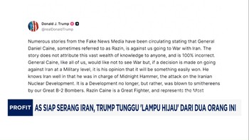 Video: AS Siap Serang Iran, Trump Tunggu 'Lampu Hijau' Dari 2 Orang