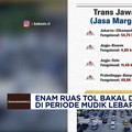 Video: Enam Ruas Tol Ini Bakal Dibuka Gratis di Mudik Lebaran 2026