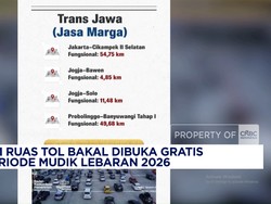 Video: Enam Ruas Tol Ini Bakal Dibuka Gratis di Mudik Lebaran 2026