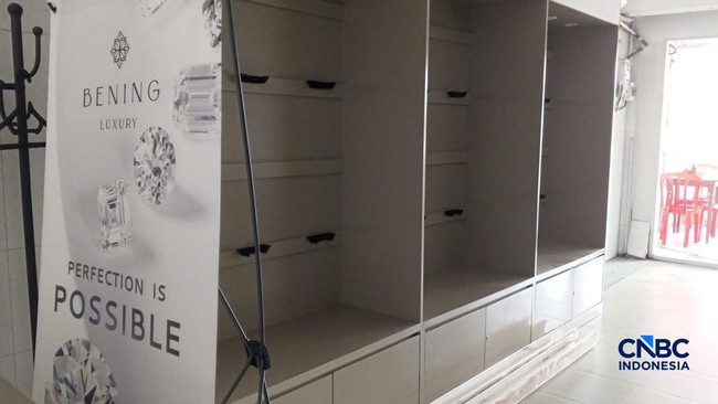 Penampakan Toko Emas Bening Luxury Pluit Usai Disegel Bea Cukai
