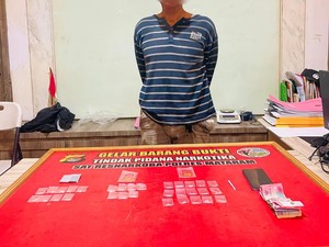 Polisi Ringkus Pemuda dan Residivis Pengedar Sabu di Mataram