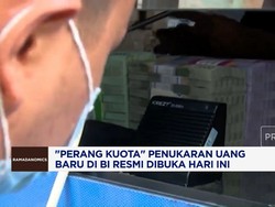 Video: "Perang Kuota" Penukaran Uang Bari di BI Resmi Dibuka Hari Ini