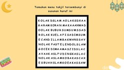 Ada Takjil Tersembunyi di Gambar Ini, Share 5 Kata Pertama yang Terlihat!