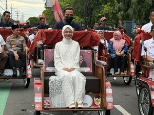 Prabowo Kirim 200 Becak Listrik ke Kota Kediri, Mbak Wali Apresiasi
