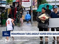 Video: Efek Banjir Bali, Turis Angkut Koper-AS Klaim Menang Dengan RI