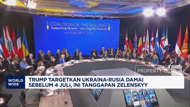 Video: Trump Targetkan Ukraina-Rusia Damai Sebelum 4 Juli
