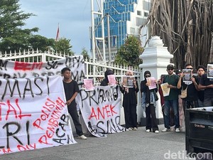 Forum BEM DIY Demo soal Oknum Brimob Aniaya Siswa SMP hingga Tewas