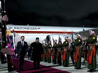 Prabowo Tiba di Yordania, Disambut Pengawalan Jet Tempur F-16