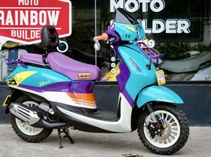 Modifikasi Yamaha Grand Filano Bergaya Urban Rally