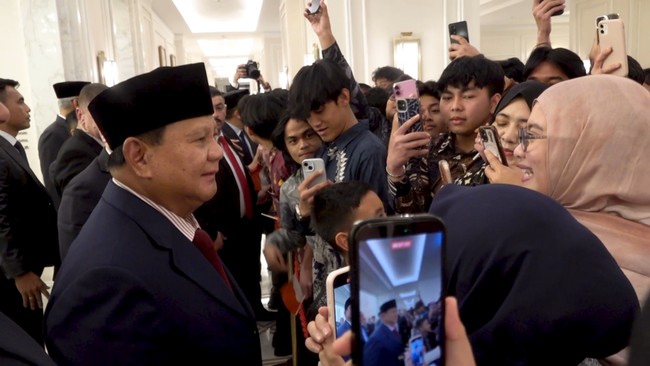 Saat Prabowo Ucapkan Selamat Ulang Tahun ke Mahasiswi RI di Yordania