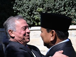 Raja Yordania Apresiasi Komitmen Prabowo Perjuangkan Solusi 2 Negara