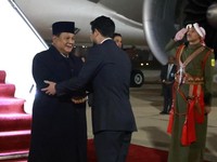 Prabowo Bertemu dengan Raja Abdullah II di Istana Basman Yordania