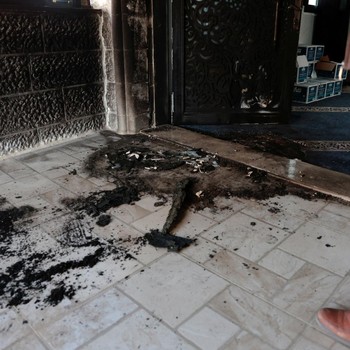 Potret Masjid Tepi Barat Palestina Dibakar Pemukim Israel saat Ramadan