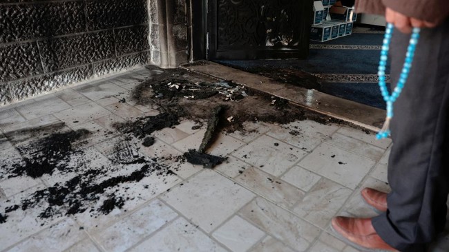 Potret Masjid Tepi Barat Palestina Dibakar Pemukim Israel saat Ramadan