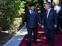 Di Depan Raja Abdullah II, Prabowo Bicara Soal Perdamaian Gaza