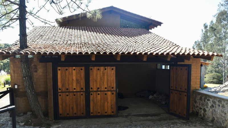 Foto udara menampilkan kawasan Tapalpa Country Club di Jalisco, Meksiko, Selasa (24/2/2025). (REUTERS/Jose Luis Gonzalez)