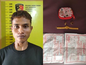 Warga Medan Curi Emas Senilai Rp 47 Juta Milik Tetangga di Jambi Ditangkap