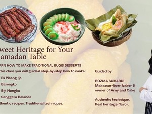 Resep Takjil Autentik Khas Bugis di Workshop Eksklusif Bareng Baker Asli Makassar