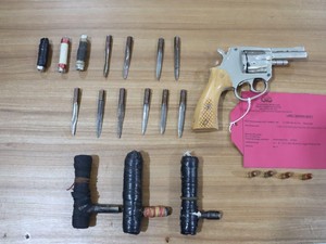 Polisi Tangkap 5 Maling Motor di Tangerang, Senpi Rakitan dan Peluru Disita