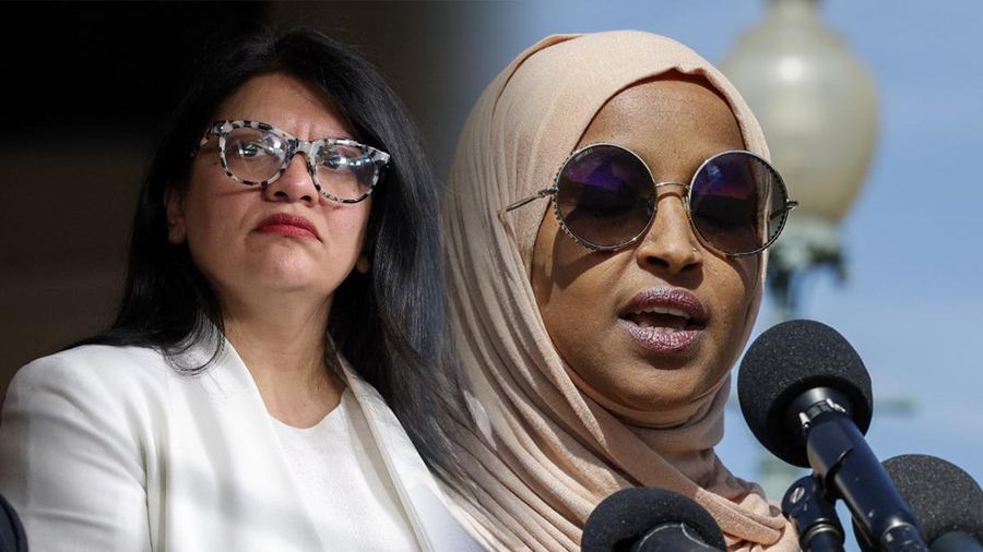 Foto kolase Rashida Tlaib dan Ilhan Omar. (Dok. AFP & AP Photo)
