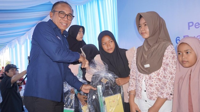 Top! INALUM Bangun SDN 49 Batang Kabung dan Hadirkan Pengobatan Gratis