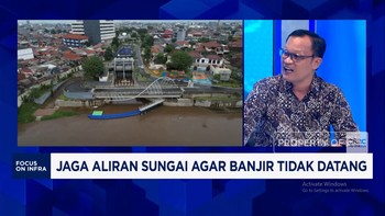 Video: Atasi Banjir Jabodetabek, Sisa 16 KM Tanggul Ciliwung Dikebut