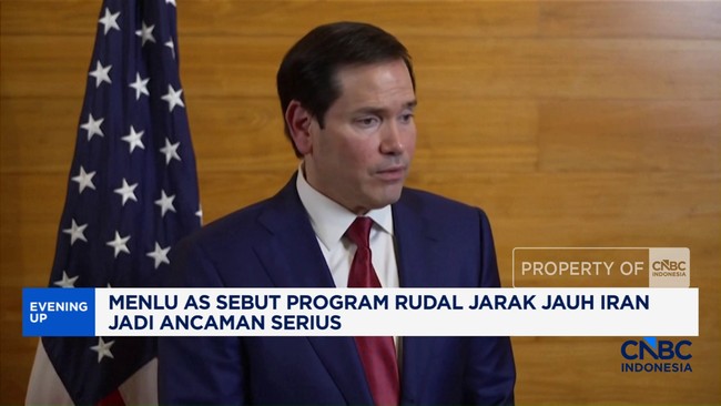 Video:Menlu AS Sebut Program Rudal Jarak Jauh Iran Jadi Ancaman Serius