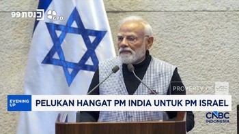 Video: Pelukan Hangat PM India Untuk PM Israel