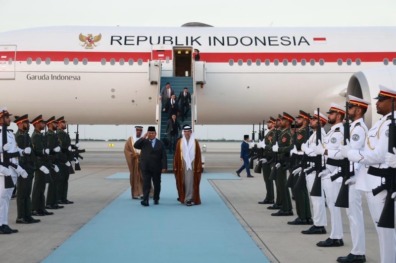Presiden Republik Indonesia Prabowo Subianto melanjutkan rangkaian kunjungan kerjanya ke Uni Emirat Arab (UEA)  pada Rabu, (25/2/2026). (Instagram/presidenrepublikindonesia)
