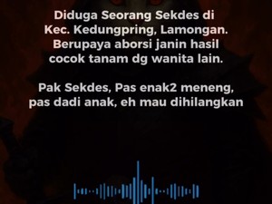Viral Sekdes di Lamongan Diduga Paksa Gugurkan Kandungan Wanita