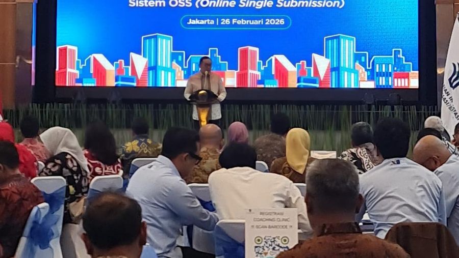 Wakil Menteri Investasi dan Hilirisasi/Wakil Kepala BKPM Todotua Pasaribu melakukan sosialisasi OSS