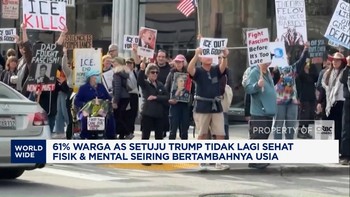 Video: 61% Warga AS Nilai Donald Trump Tak Lagi Sehat Fisik-Mental