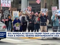 Video: 61% Warga AS Nilai Donald Trump Tak Lagi Sehat Fisik-Mental