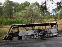 Semua Gosong, Potret Mobil-Bus Hangus Usai Tentara Bunuh 
