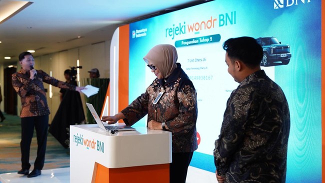 BNI Umumkan Pemenang Tahap II Rejeki wondr, Ini Hadiahnya