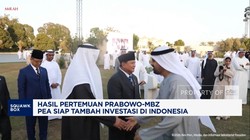 Video: Hasil Pertemuan Prabowo-MBZ, PEA Siap Tambah Investasi di RI