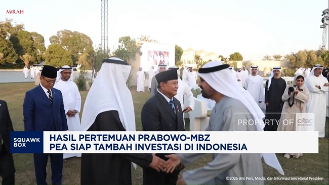 Video: Hasil Pertemuan Prabowo-MBZ, PEA Siap Tambah Investasi di RI
