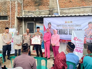 Tiga Keluarga di Cimahi Tersenyum, Rumah yang Tak Layak Direnovasi