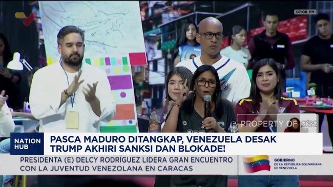 Pasca Maduro Ditangkap, Venezuela Desak Trump Akhiri Sanksi dan Blokade!