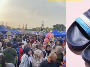 Pakai Sandal, Pedagang Makanan di Bazar Ramadan Ini Didenda Rp1,5 Juta!