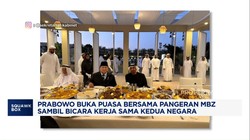 Video: Prabowo Bukber dengan Pangeran MBZ Sambil Bahas Kerja Sama