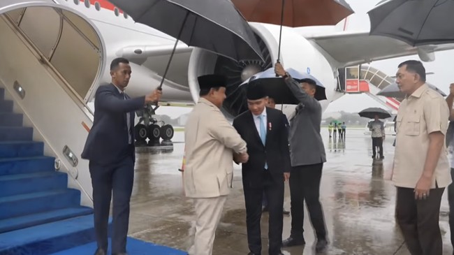 Prabowo Tiba di Tanah Air Setelah Kunjungan ke AS, UK, Yordania dan PEA