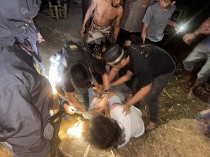 Pria Mabuk di Sinjai Tikam Tetangga Ditangkap, Sempat Gigit Tangan Polisi