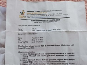 Murid PAUD Bima Dikeluarkan Usai Ibu Sindir MBG, Yayasan Buka Suara