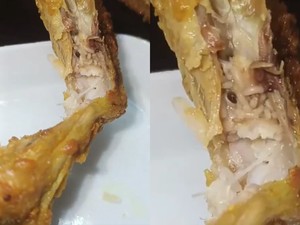 Syok! Ayam Goreng di Bazar Ramadan Ini Ternyata Penuh Belatung