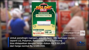 Video: Yuk ke Transmart, AC Diskon Besar-Gratis Ongkos Pasang