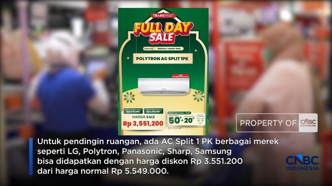 Video: Yuk ke Transmart, AC Diskon Besar-Gratis Ongkos Pasang