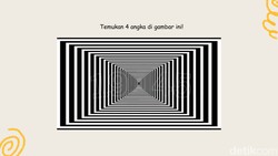 Ada Angka Tersembunyi di Balik Pola Random Ini, Bisa Temukan dalam 10 Detik?